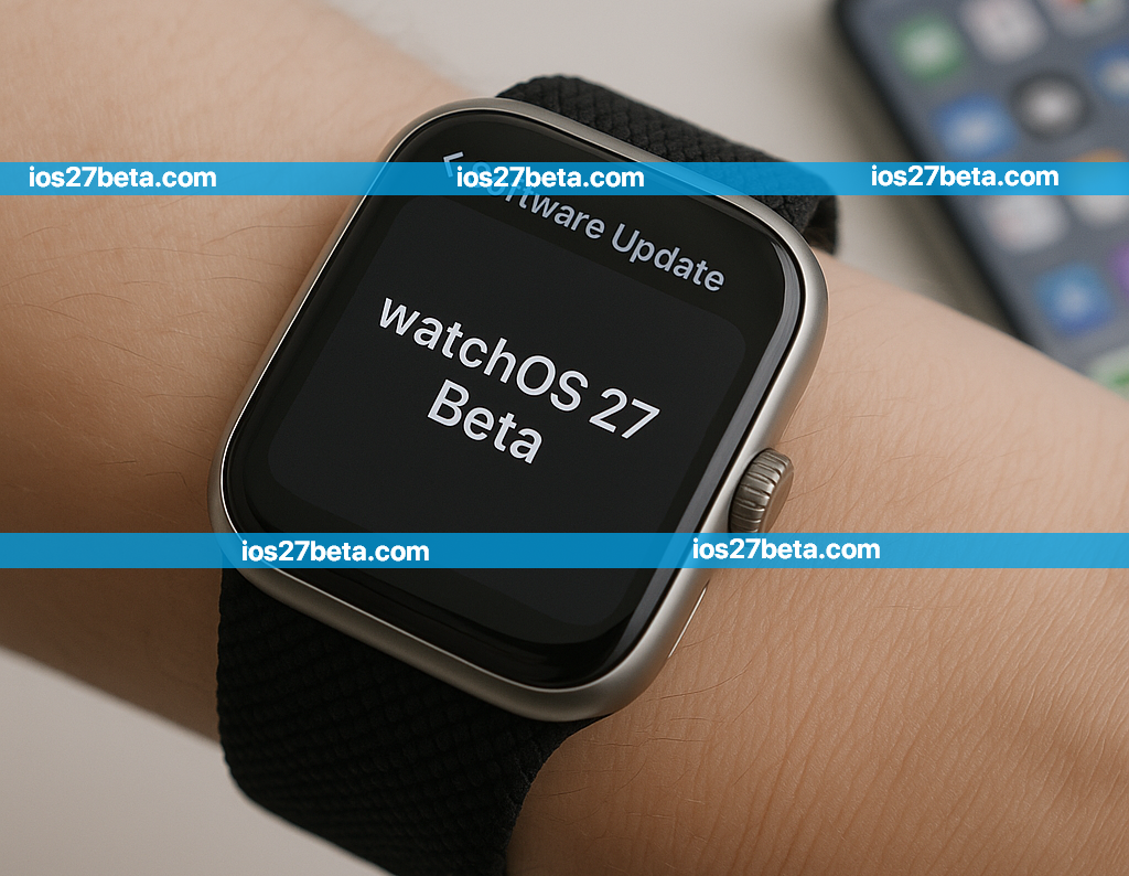 watchOS 27 Beta on Apple Watch