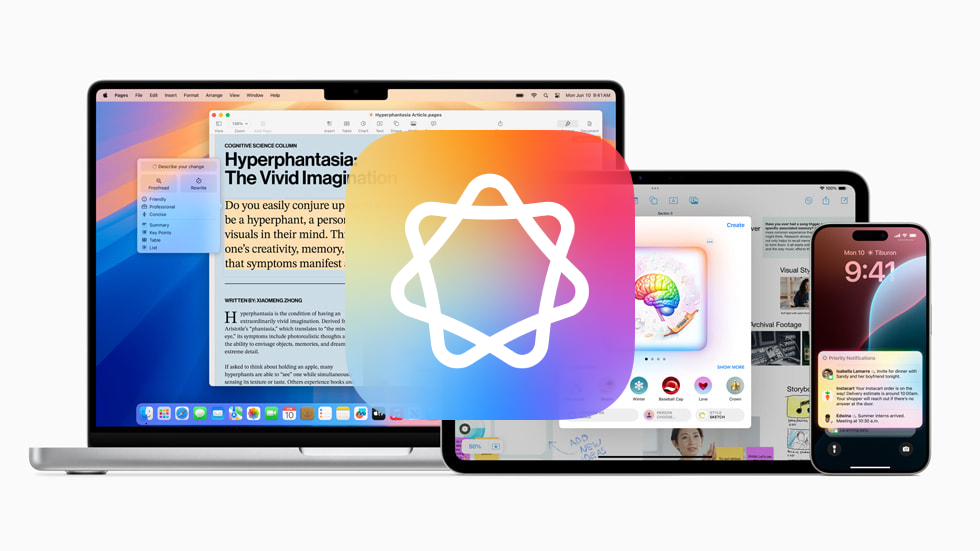 Apple Intelligence Abstract Art