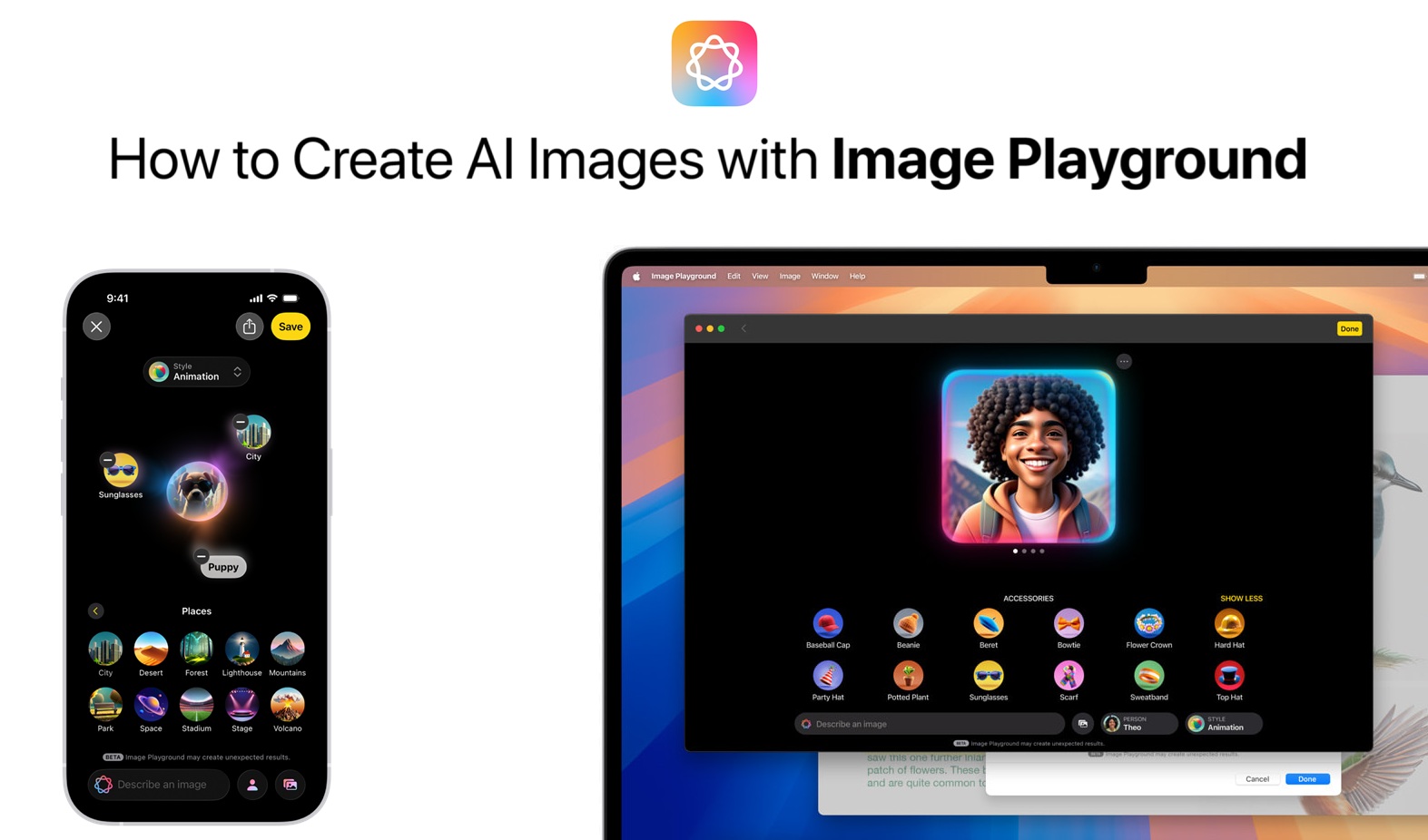 How to Create AI Images with Image Playground