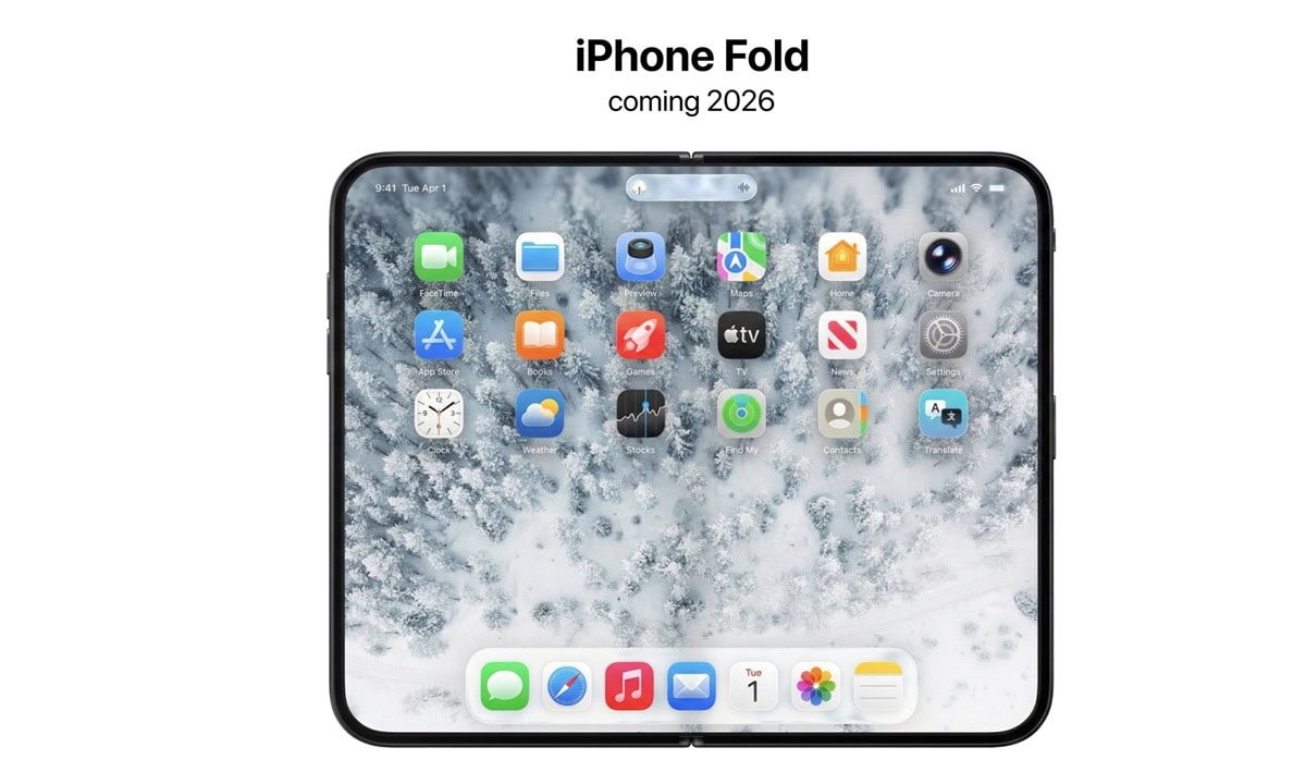 iPhone Fold - Apple's first foldable iPhone with crease-free 7.8-inch display
